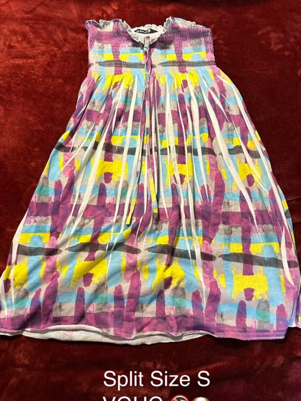 Junior's Mini Strapless Dress
